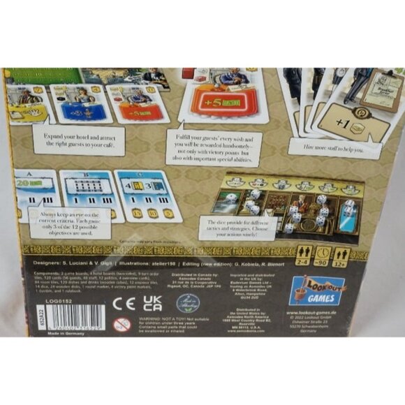Grand Austria Hotel Board Game - Lookout Games - NEW/SEALED - Picture 5 of 7